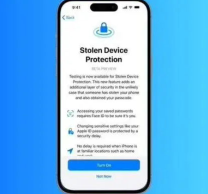 华容苹果授权维修店分享被盗设备保护功能开启方法 