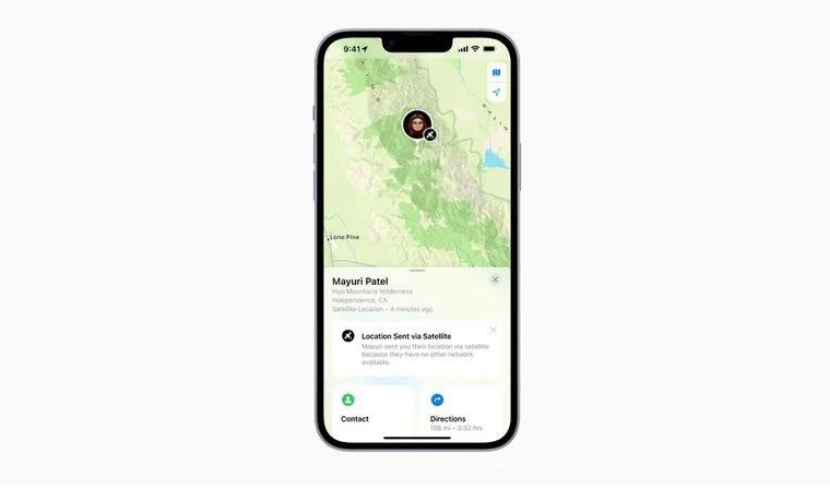 华容苹果14维修分享iPhone14系列中 FindMy功能通过卫星分享位置方法教程 