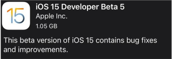 华容苹果手机维修分享如何升级到iOS15.0 beta5 